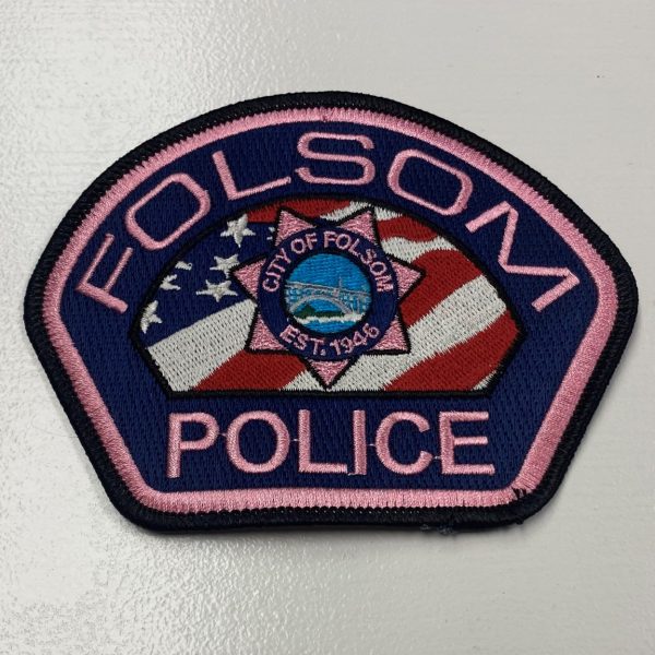 Folsom Police Department Pink Patch